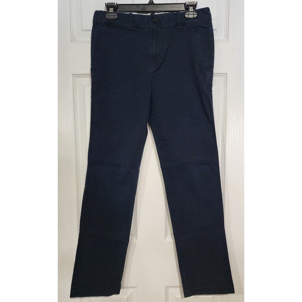Hollister Men’s Slim Straight Chino/ Epic Flex Pants 30x32 ~ Navy